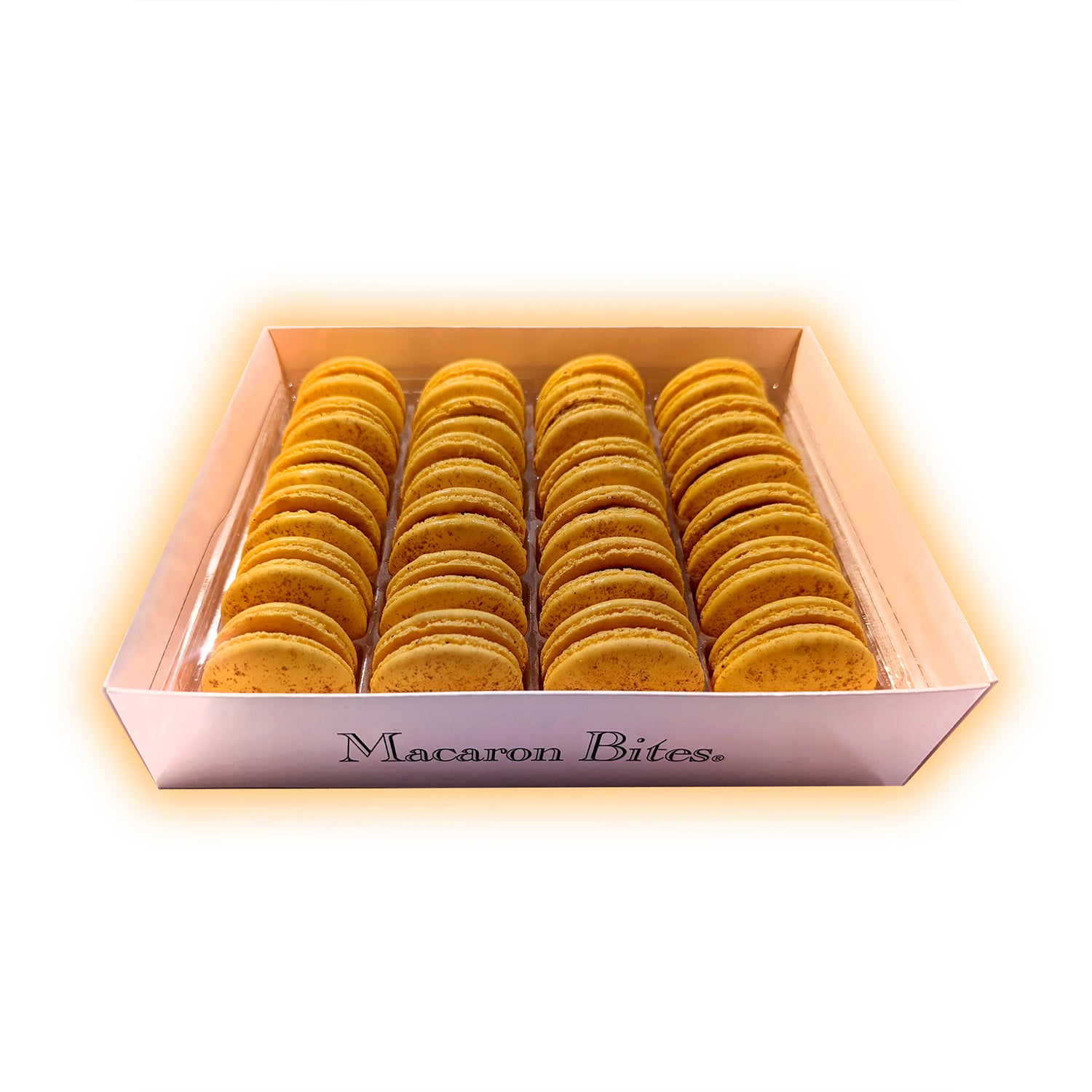 Pumpkin Macaron Cookies Gift Box - 24 Count