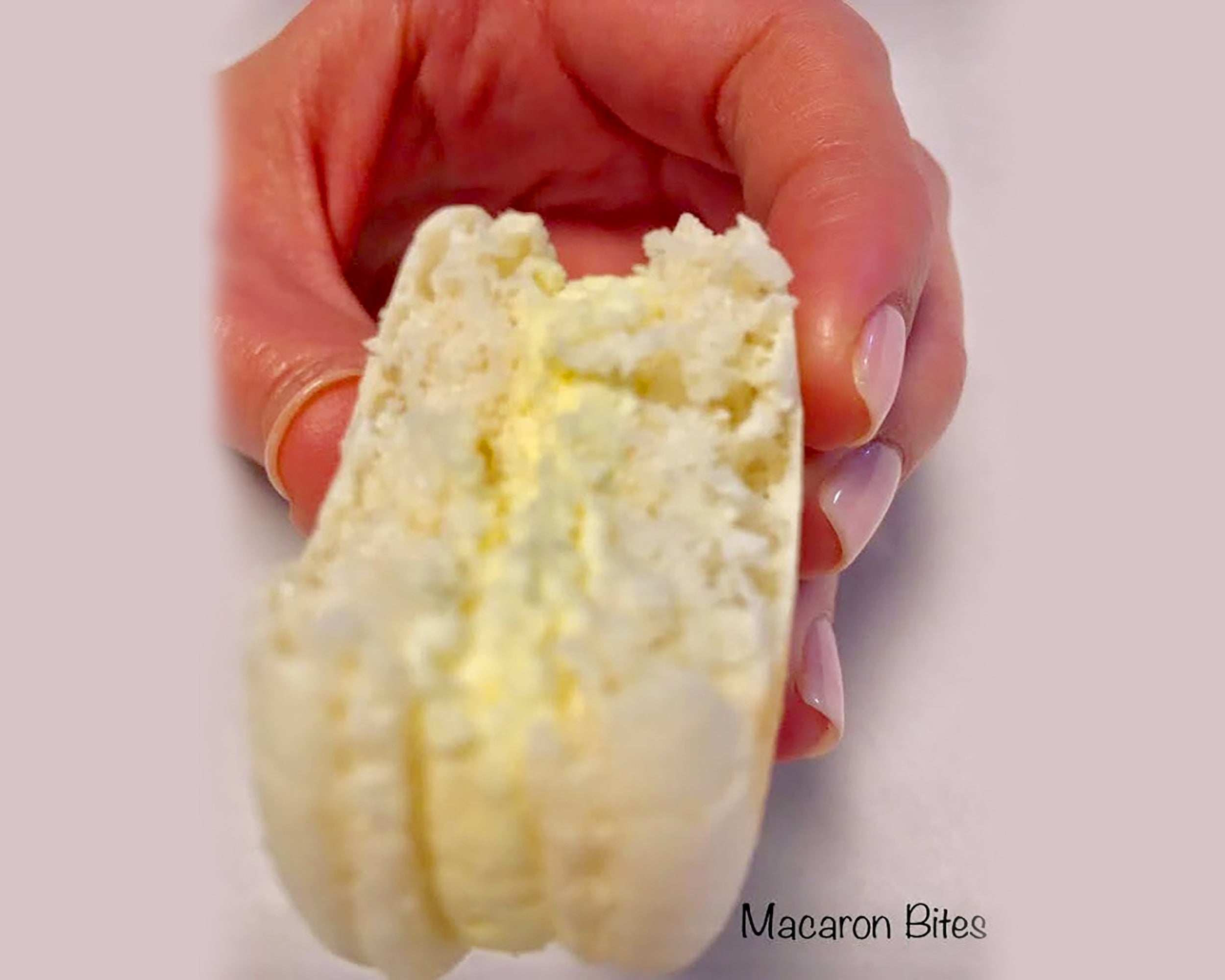 Blueberry & Vanilla Macaron Bites - 24 Count