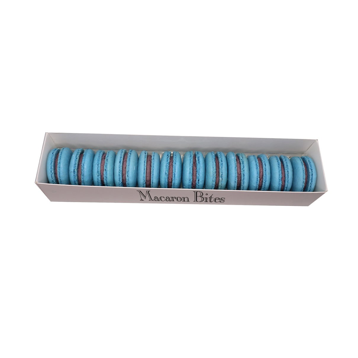 French Macaron Gift Box, Blueberry, 12-Pack