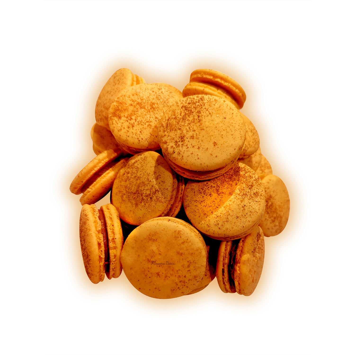 Pumpkin Macaron Cookies Gift Box - 24 Count