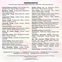 French Macarons - Macaron Bites American Flag (24 Count)