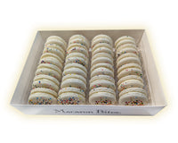 Cake Batter Macaron Cookies Gift Box - 24 Count