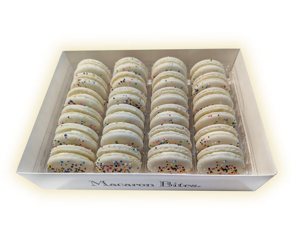 Cake Batter Macaron Cookies Gift Box - 24 Count