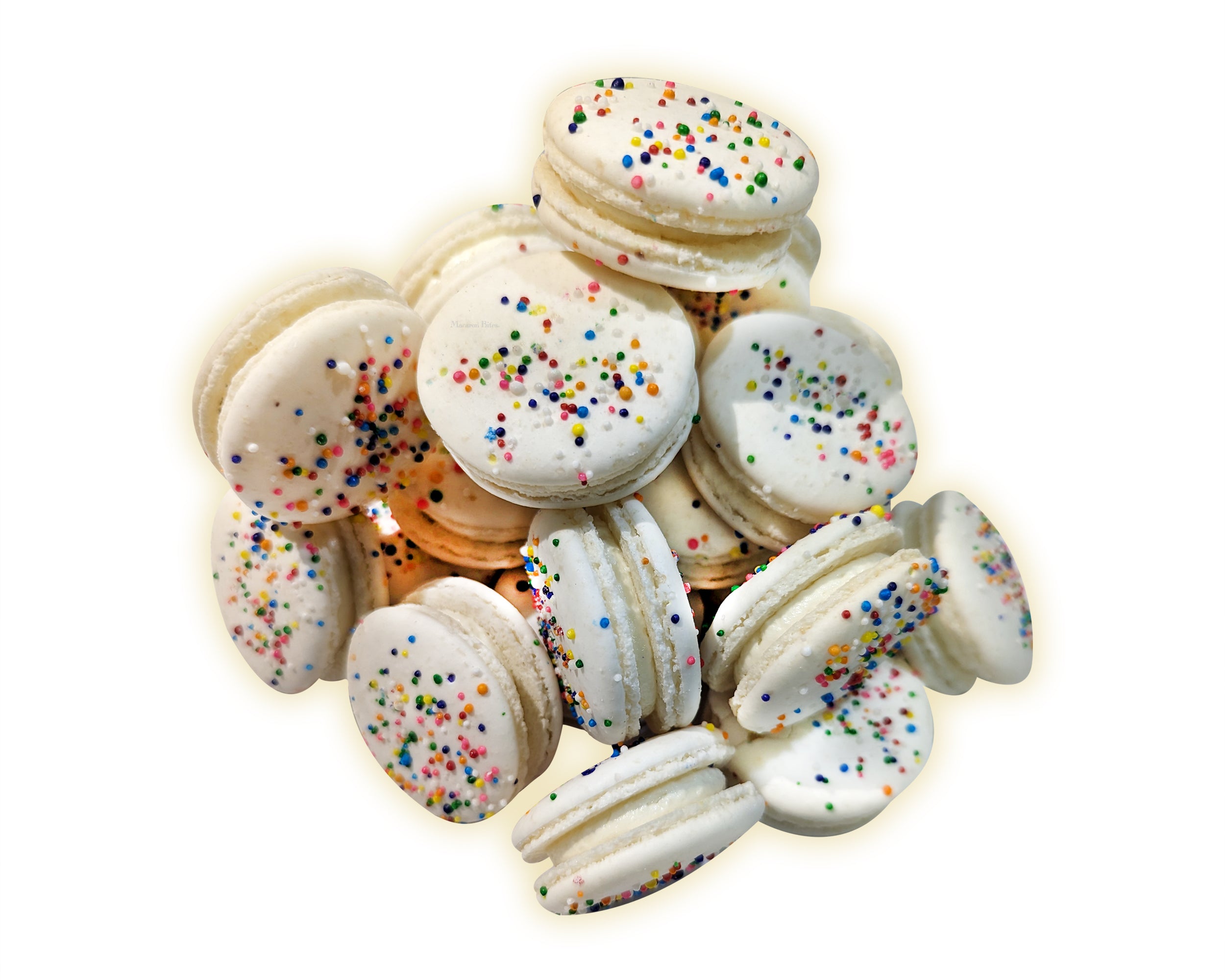 Cake Batter Macaron Cookies Gift Box - 24 Count