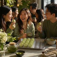 Matcha Green Tea French Macaron Bites® - 24 Pack