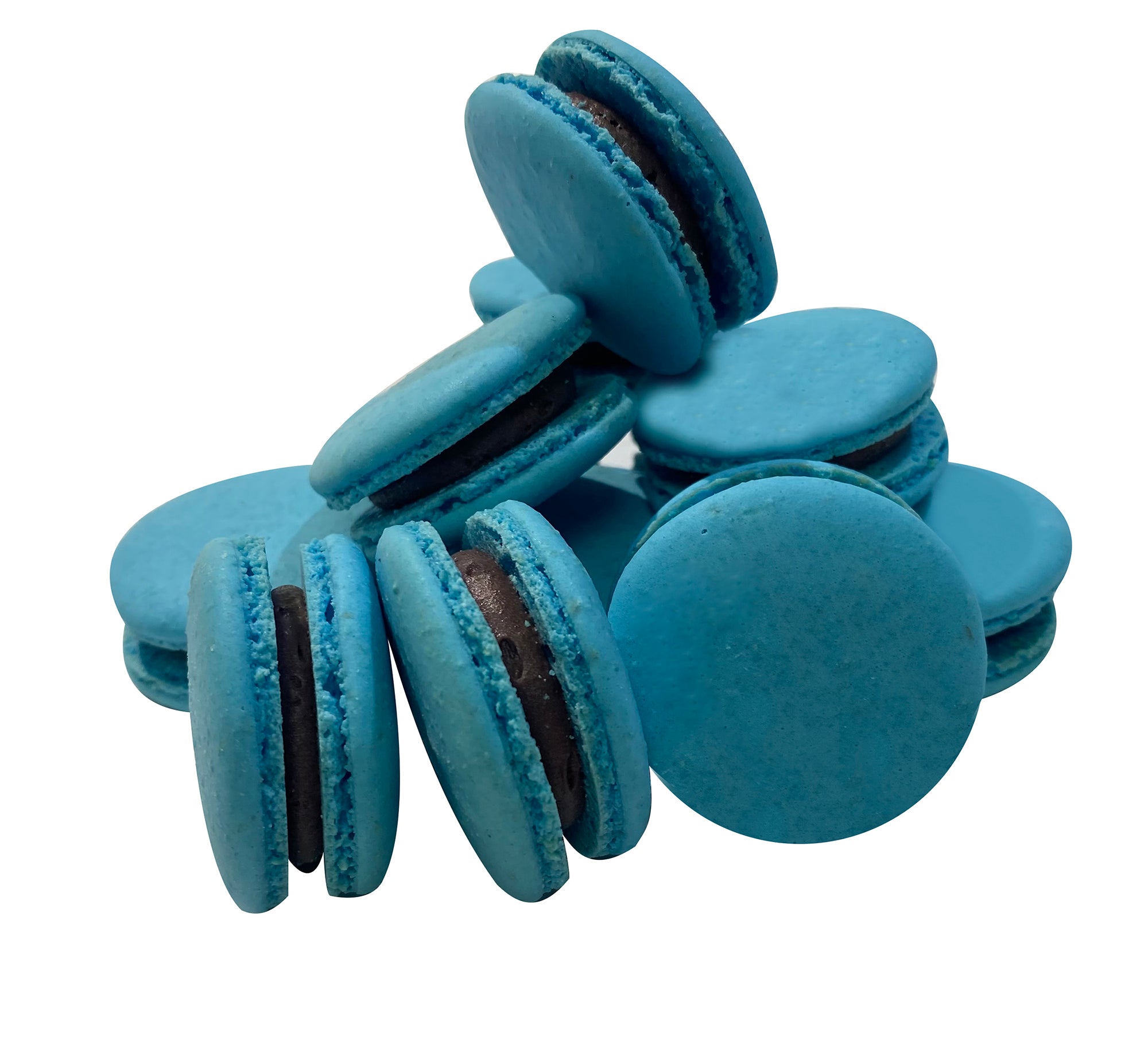 Blueberry Macarons Gift Box - 12 Count