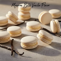 Luxury French Macaron Party Favors Blue & White 5 Pack of 2-Count Boxes