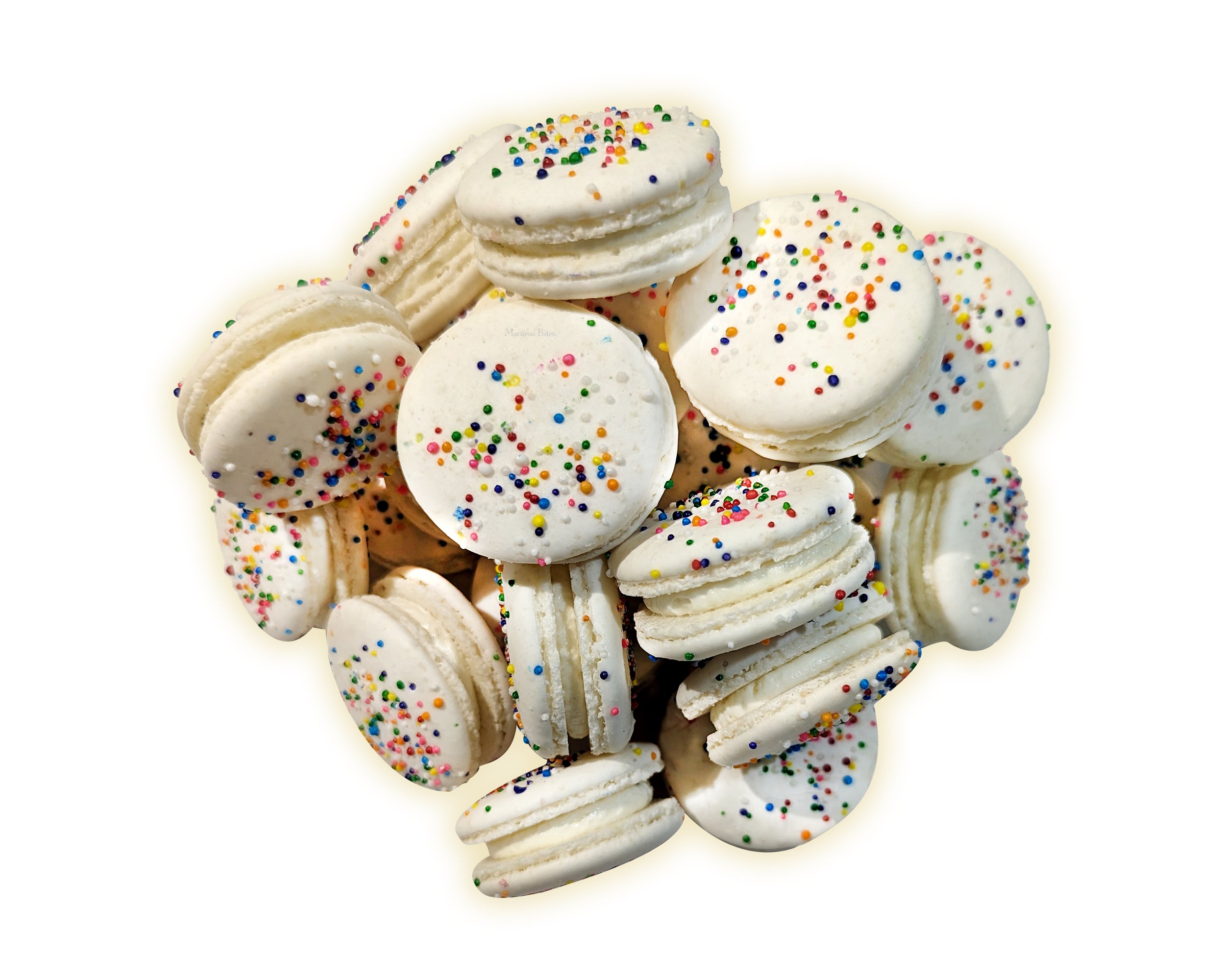 Cake Batter Macaron Cookies Gift Box - 24 Count