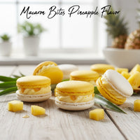 Gourmet Pineapple Macarons - 24 Count