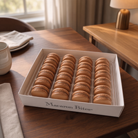 Salted Caramel Macaron Bites® French Macarons Gift Box - 24 Pack