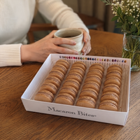 Salted Caramel Macaron Bites® French Macarons Gift Box - 24 Pack