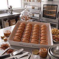 Salted Caramel Macaron Bites® French Macarons Gift Box - 24 Pack