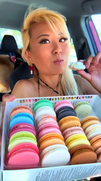 24 Vanilla French Macaron Cookies Value Pack of 2 (48 macarons total)