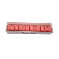 French Macaron Gift Box, Strawberry, 12-Pack