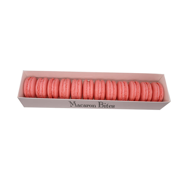 French Macaron Gift Box, Strawberry, 12-Pack