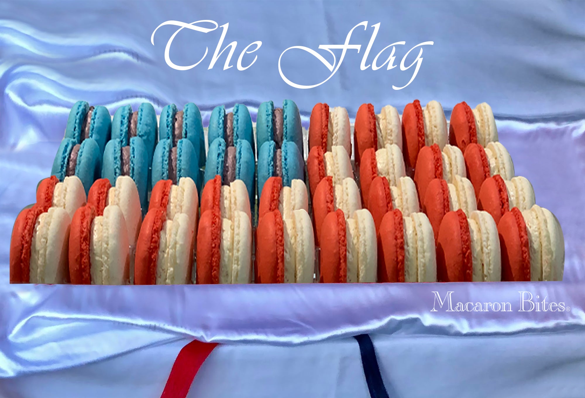 Macaron Gift Box of 36 - The American Flag